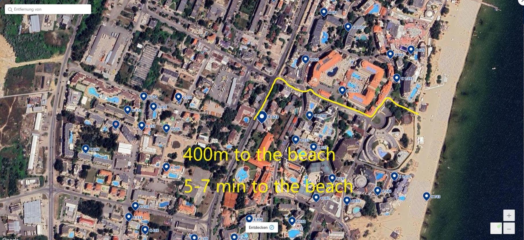 Apartment Ashton Hall - Sonnenstrand - Ost Sunny Beach Exterior photo